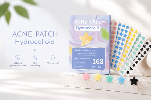 Star Glow Acne Patches — Colorful Hydrocolloid Stickers