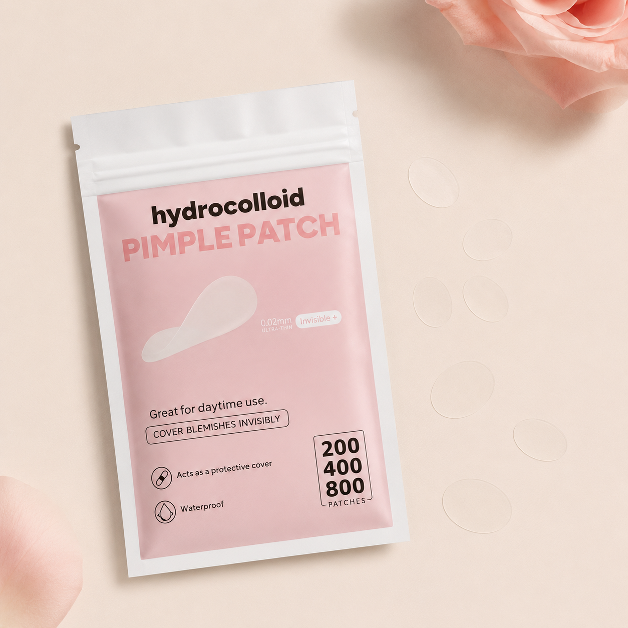 Hydrocolloid Acne Patches — Invisible Clear Blemish Stickers