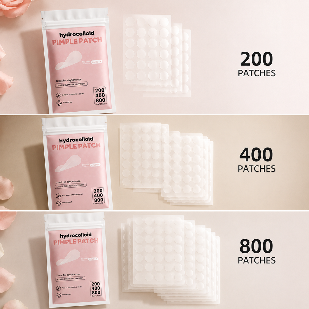 Hydrocolloid Acne Patches — Invisible Clear Blemish Stickers