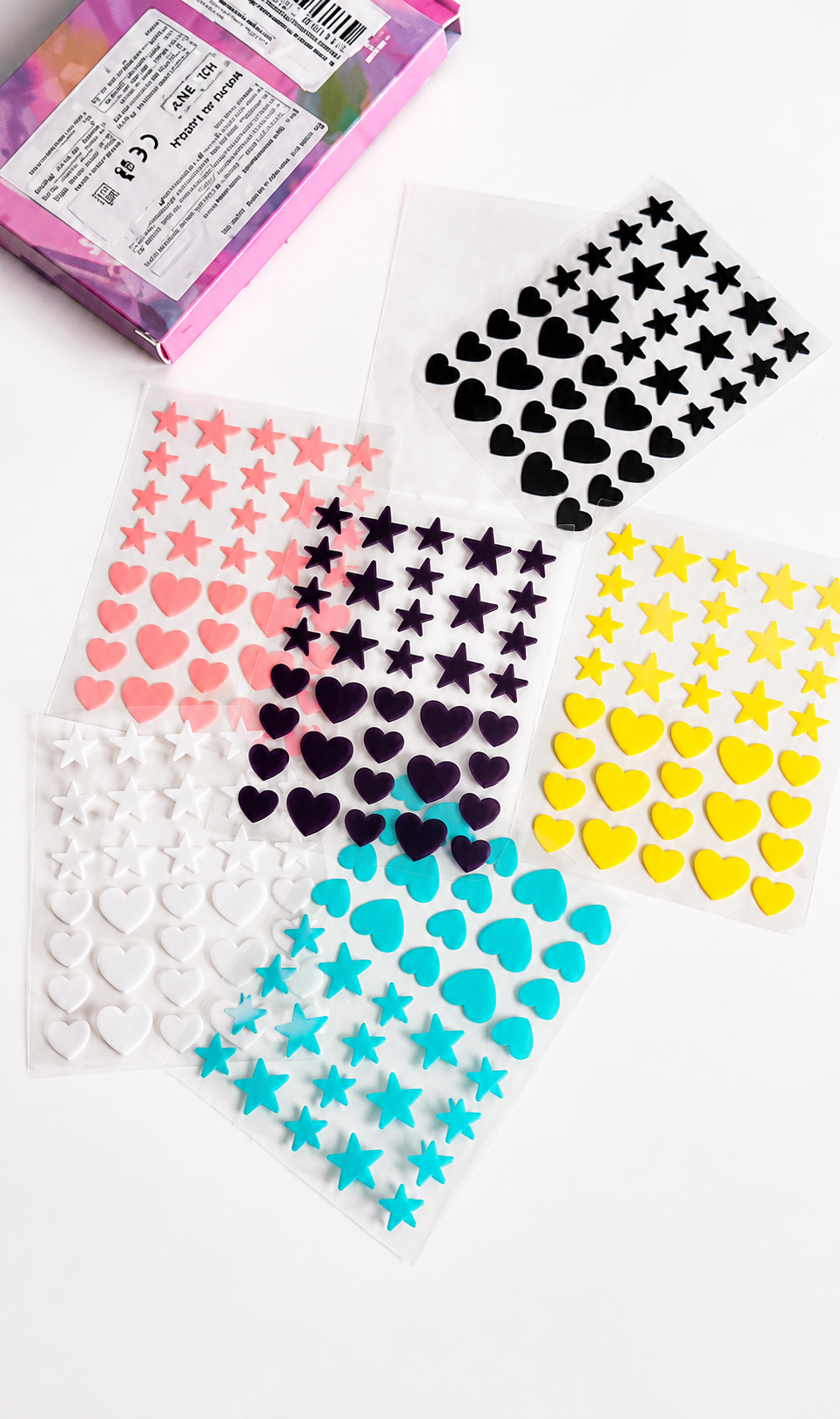 Star Glow Acne Patches — Colorful Hydrocolloid Stickers