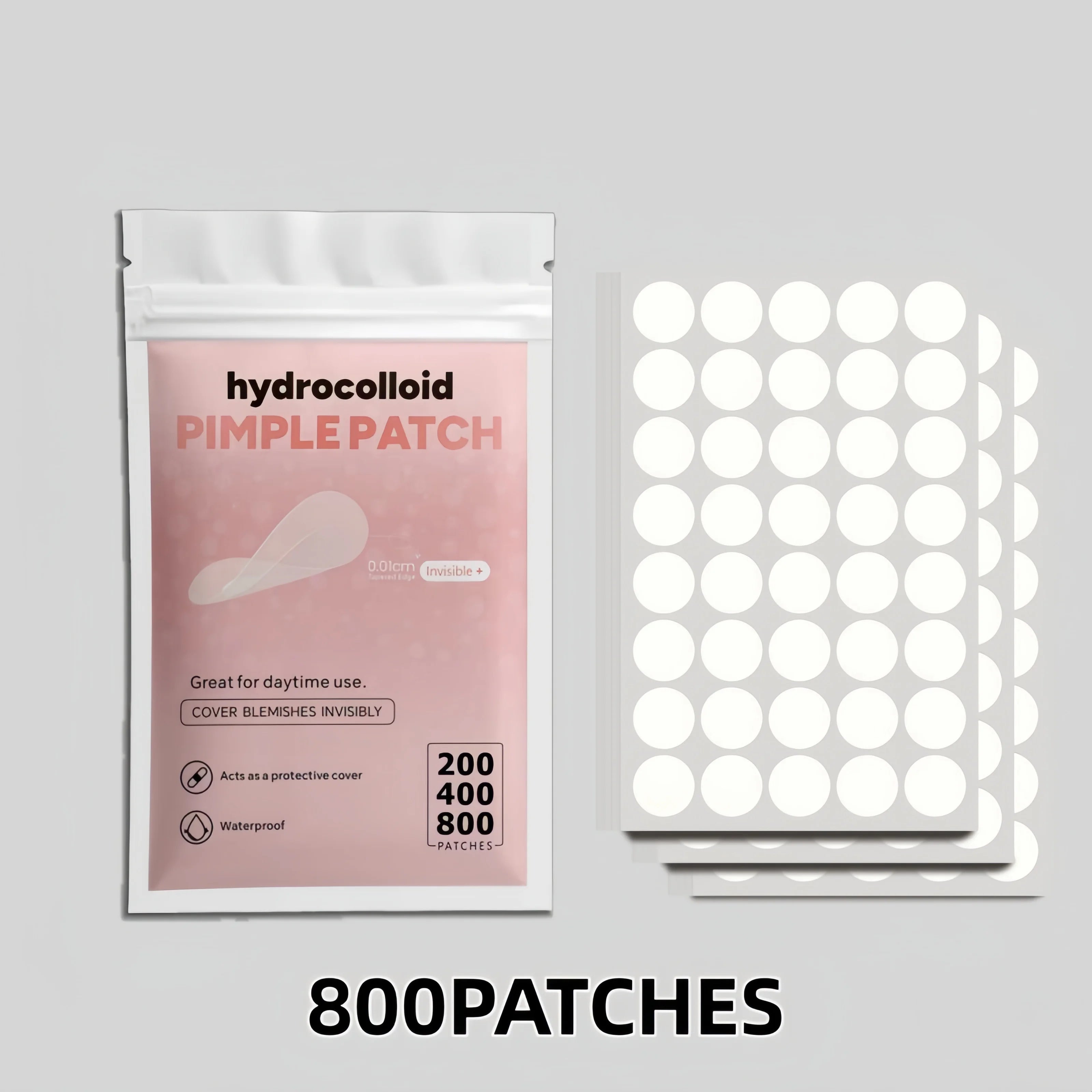Hydrocolloid Acne Patches — Invisible Clear Blemish Stickers